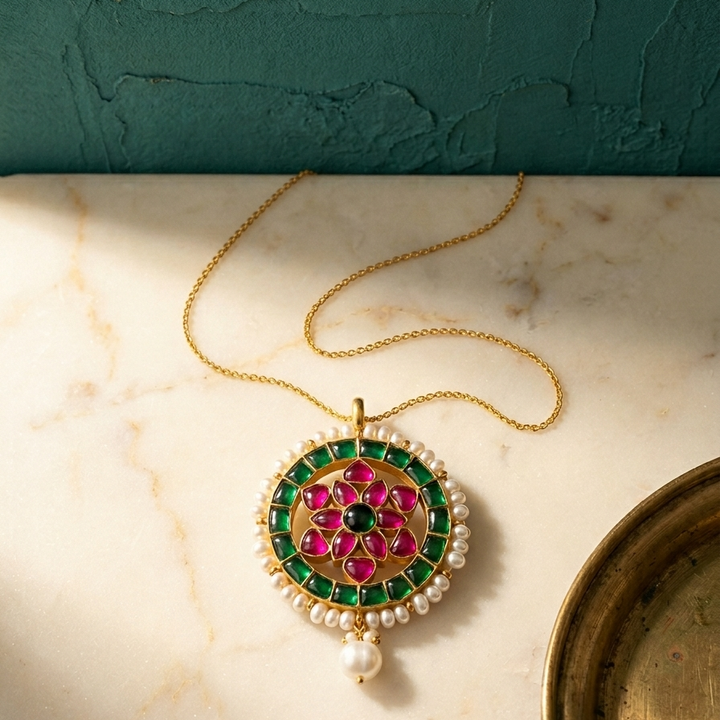 Ratnashree Pendant - Saroki jewels