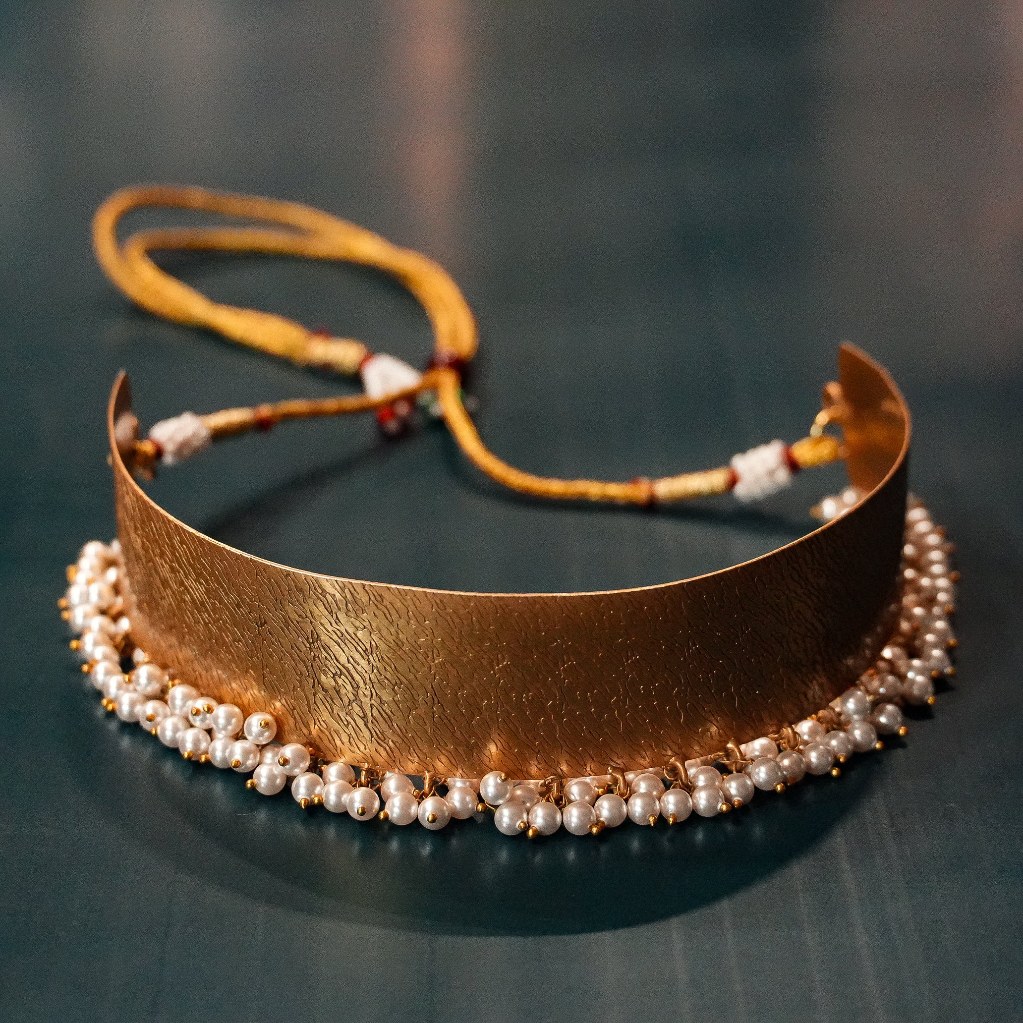 Aanya Pearl Choker - Saroki jewels