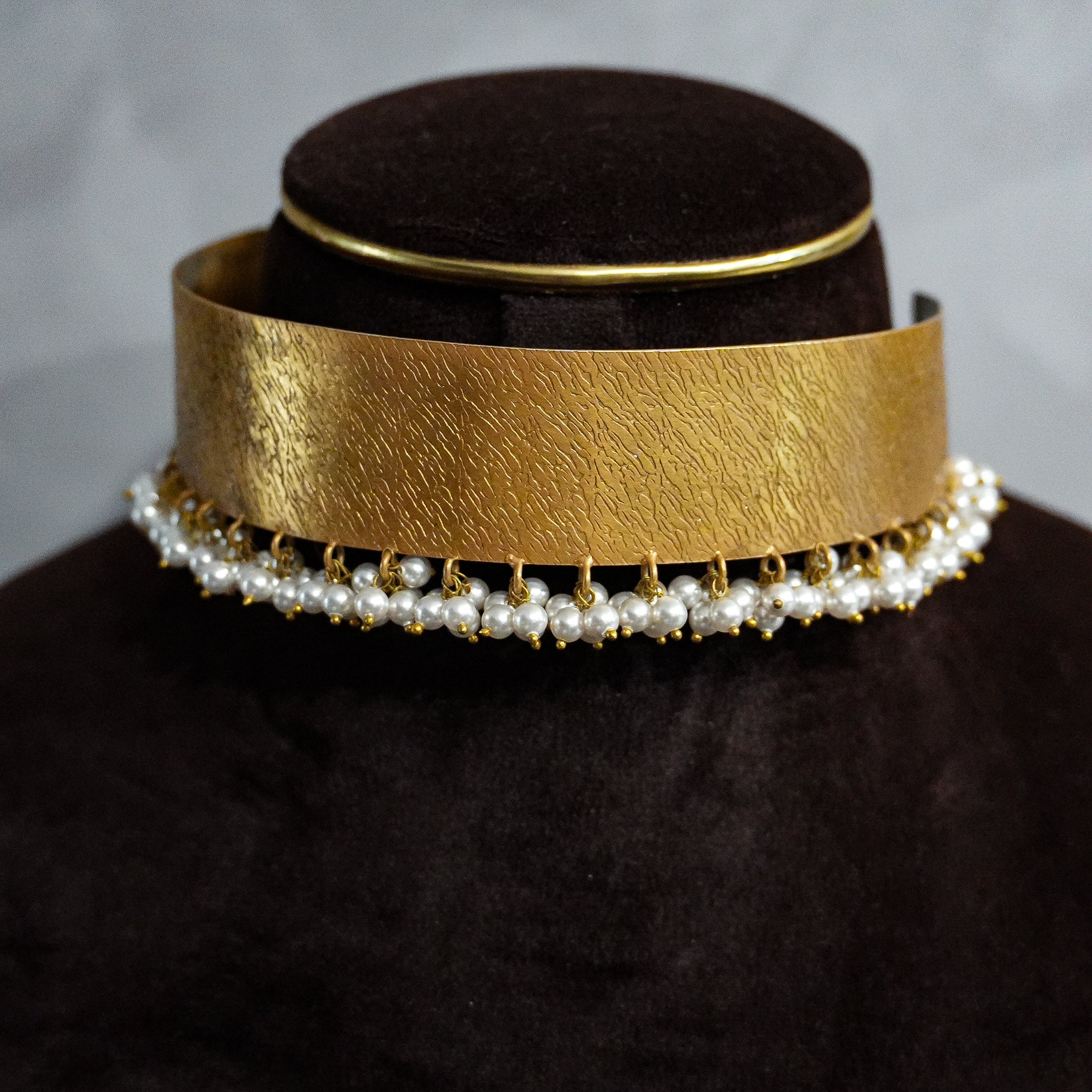 Aanya Pearl Choker - Saroki jewels