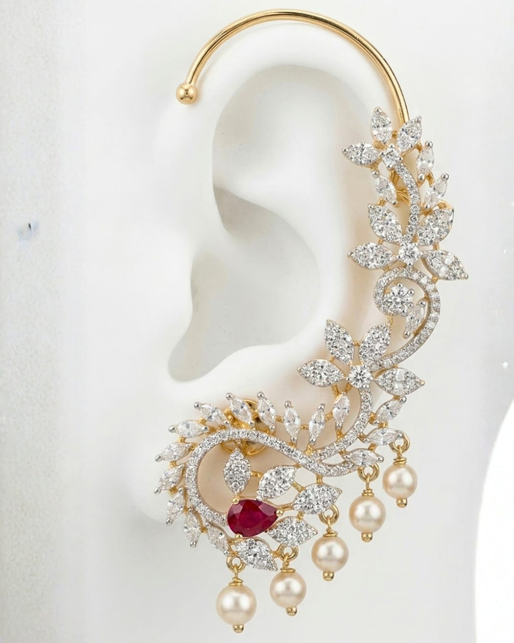 Maharani Ear Cuff - Saroki jewels