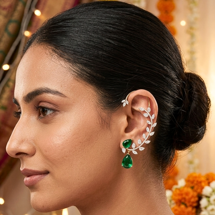 Mayurika Ear Cuff - Saroki jewels