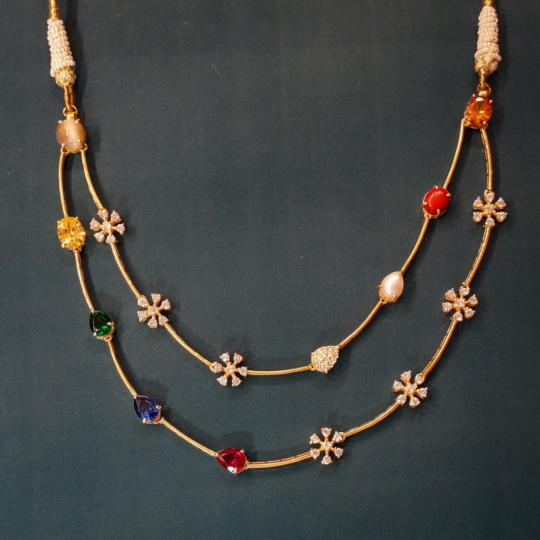 Navrang Maharani Necklace - Saroki jewels