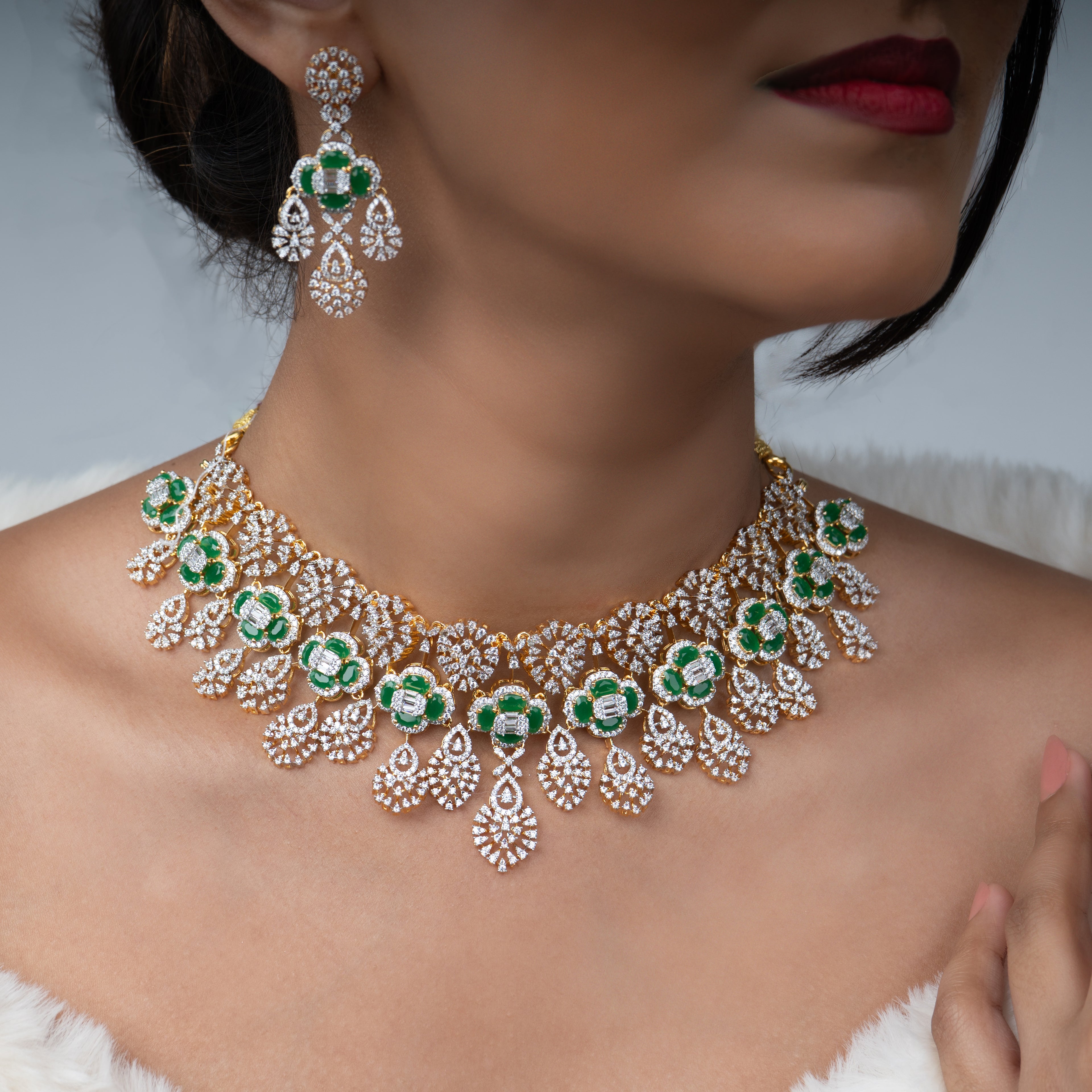 Vanalakshmi necklace set - Saroki jewels