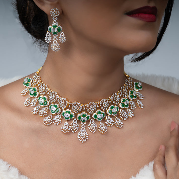 Vanalakshmi necklace set - Saroki jewels