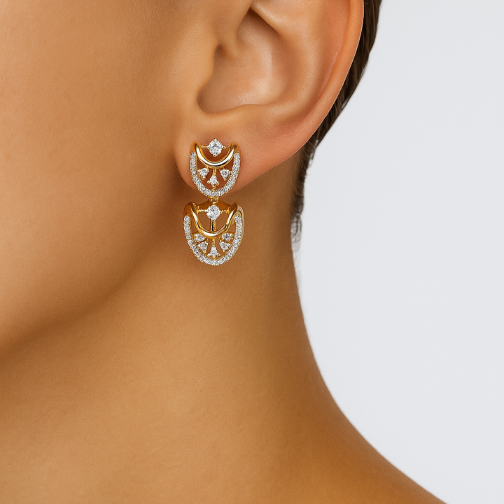 Astra Arc Earrings - Saroki jewels