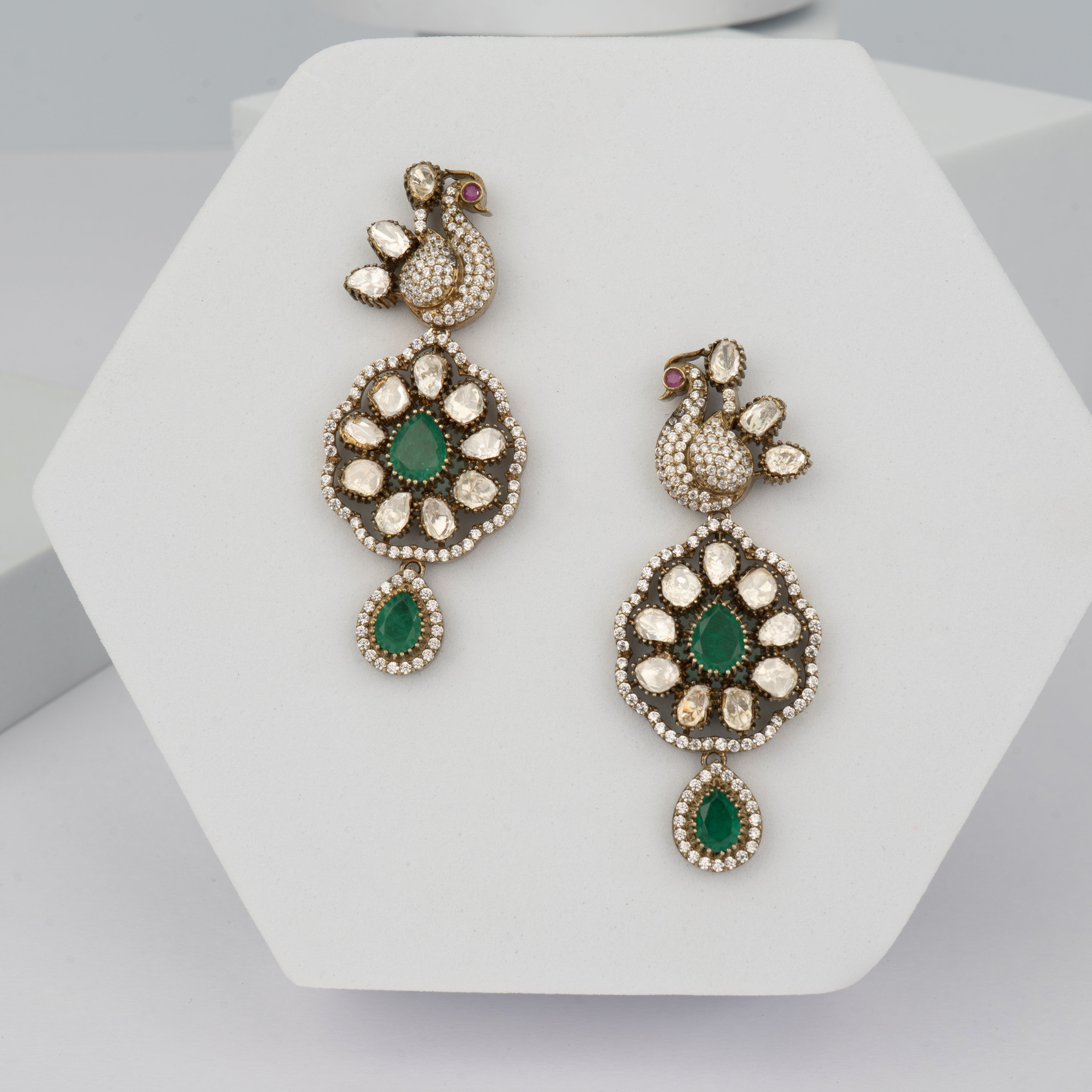 Mayura Bloom Earrings - Saroki jewels