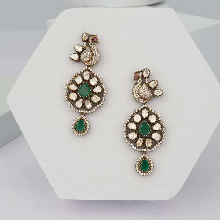 Mayura Bloom Earrings - Saroki jewels