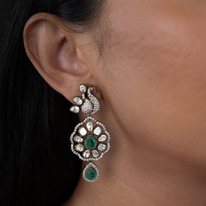 Mayura Bloom Earrings - Saroki jewels