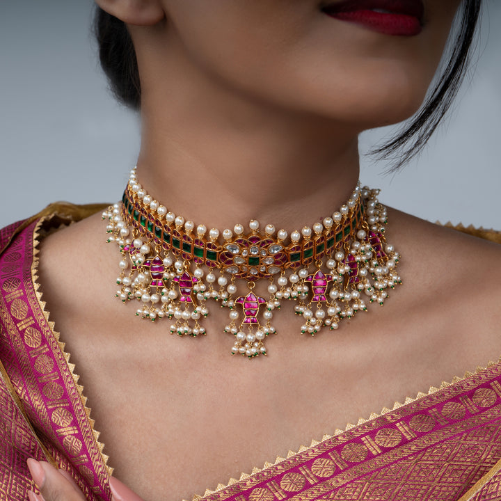 Velvet Kiss Choker - Saroki jewels