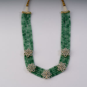 Teardrop Ruby & Diamond Necklace - Saroki jewels