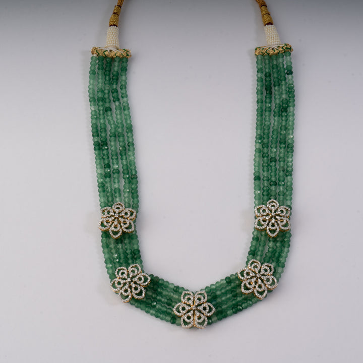 Teardrop Ruby & Diamond Necklace - Saroki jewels