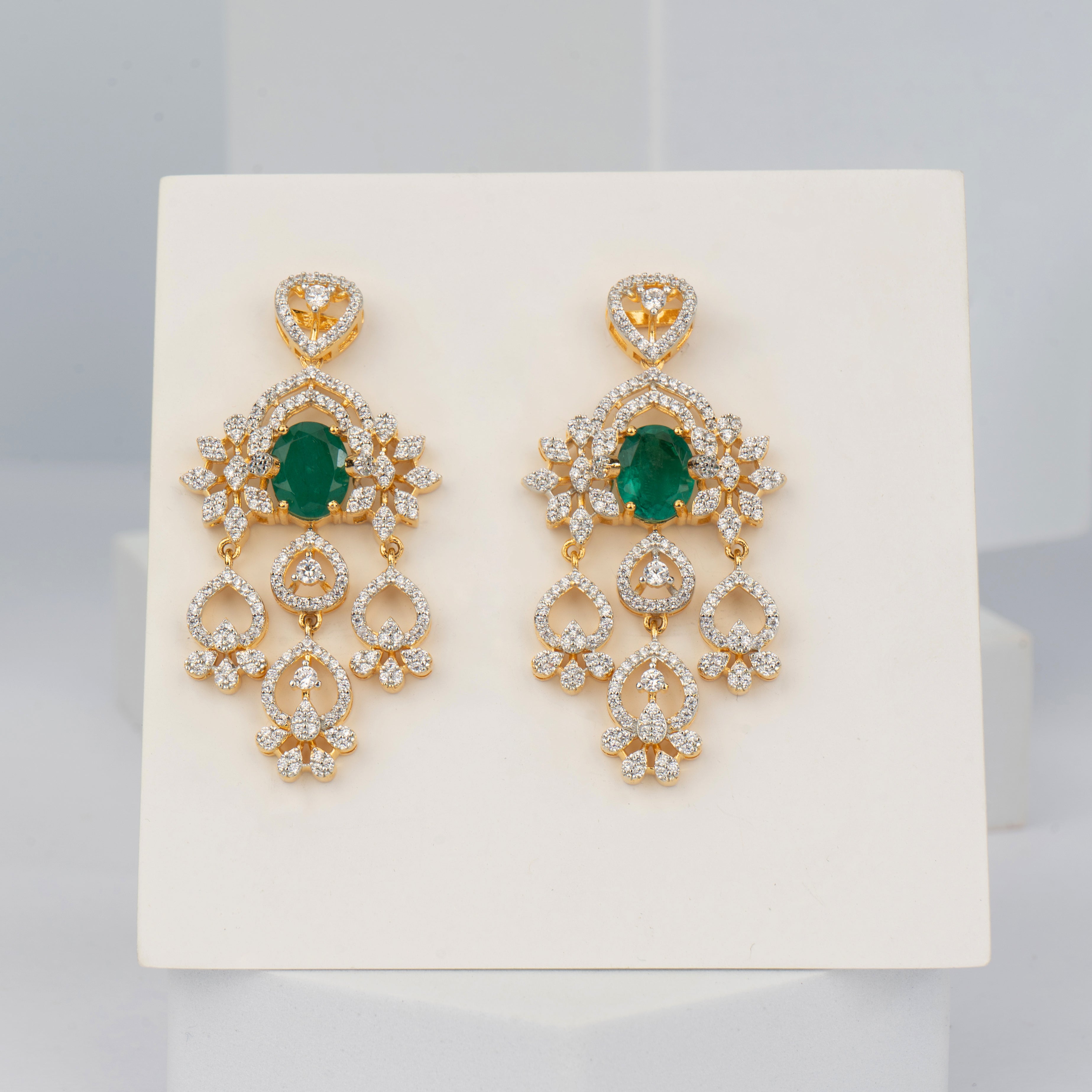 Aaranya Drop Earrings - Saroki jewels
