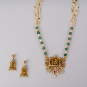 Mahalakshmi Temple Necklace - Saroki jewels
