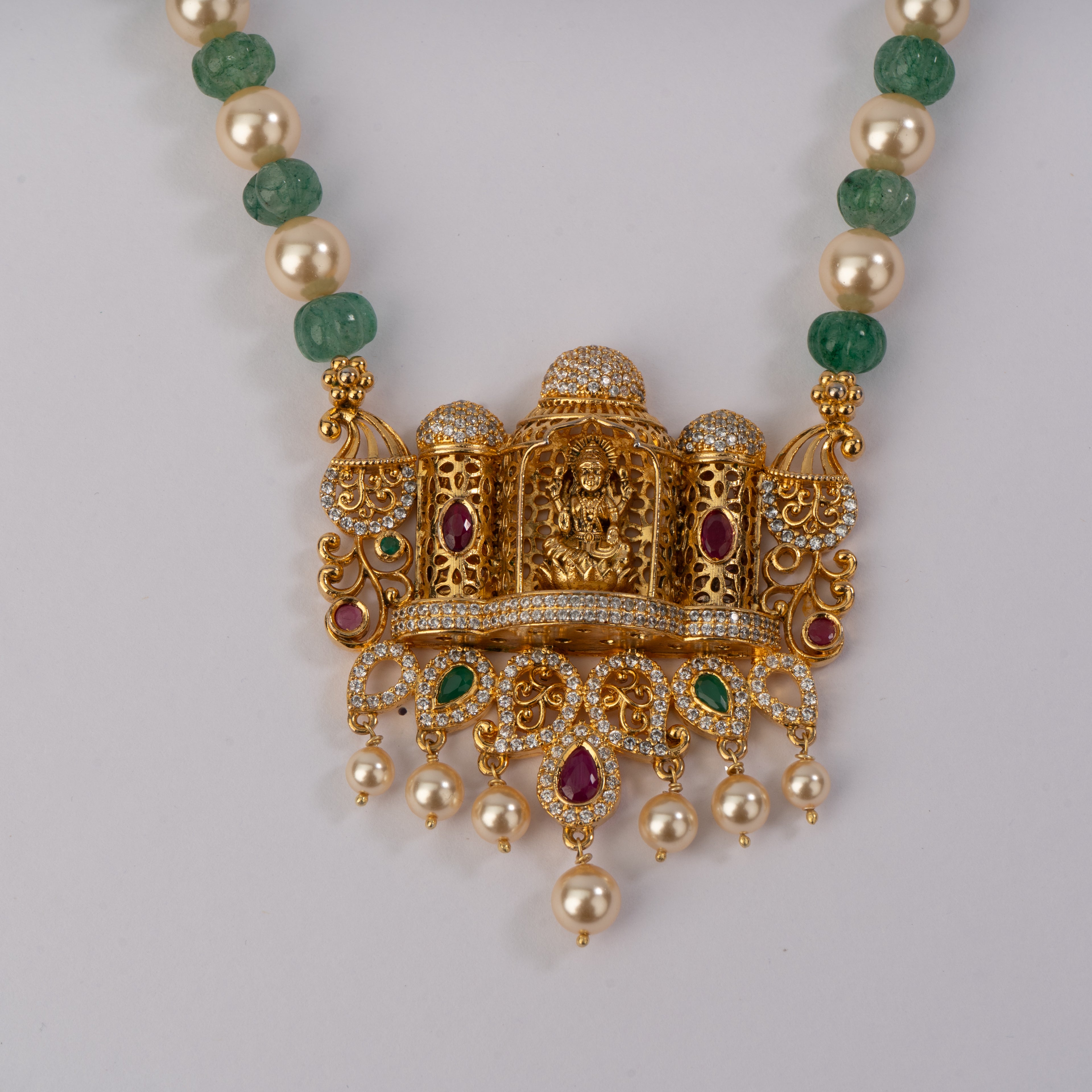 Mahalakshmi Temple Necklace - Saroki jewels