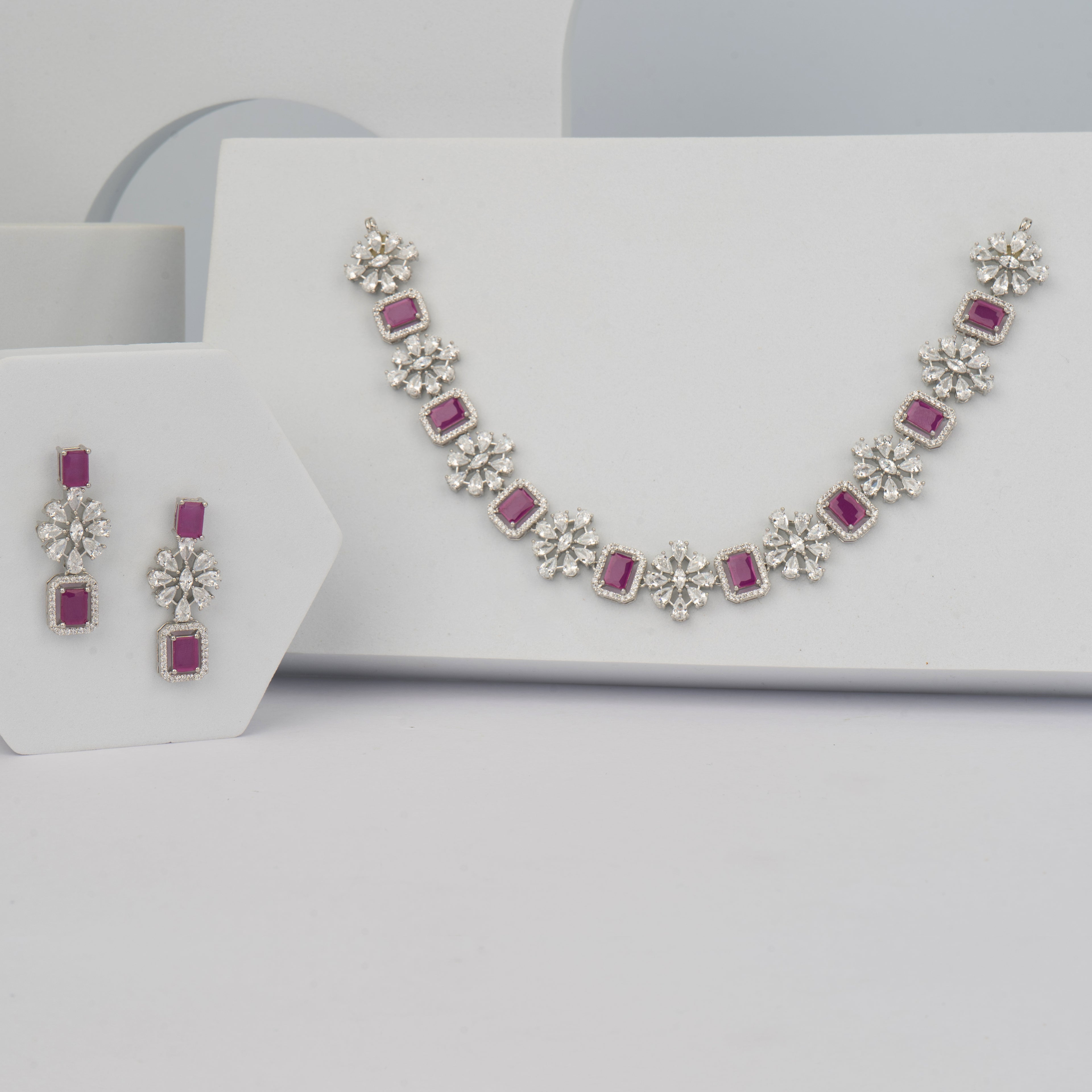The Crimson Bloom Set - Saroki jewels