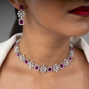 The Crimson Bloom Set - Saroki jewels