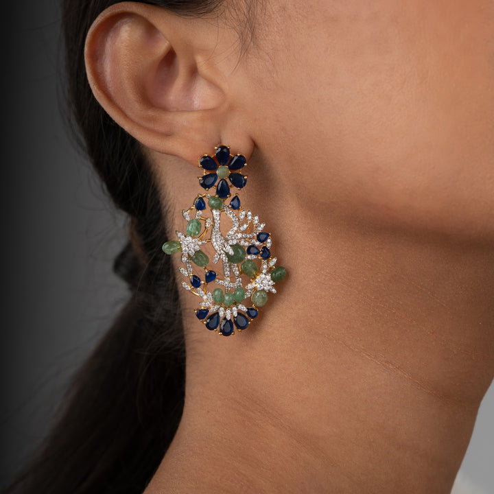 VIRANKA DROP EARRINGS - Saroki jewels