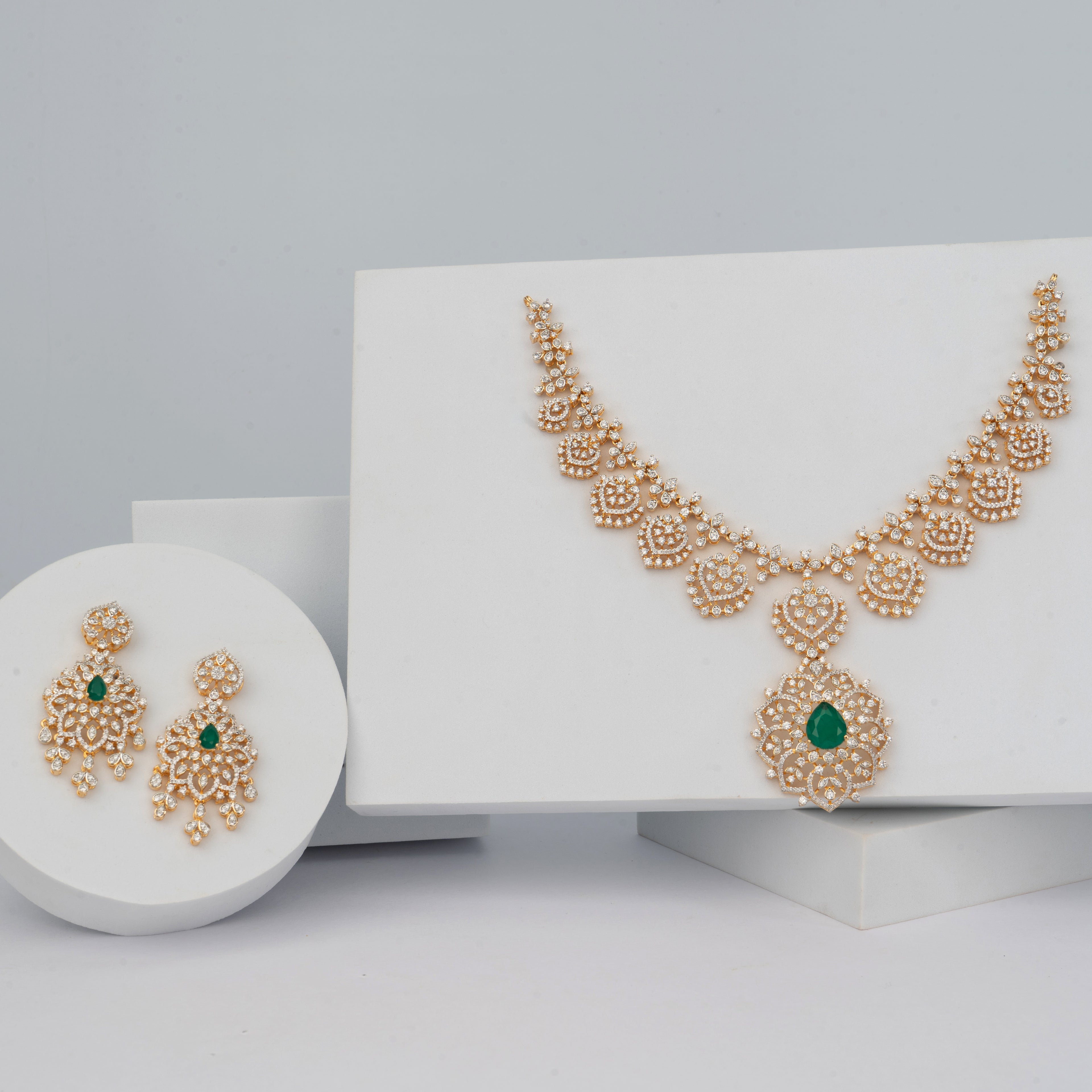The Mirari Necklace Set - Saroki jewels