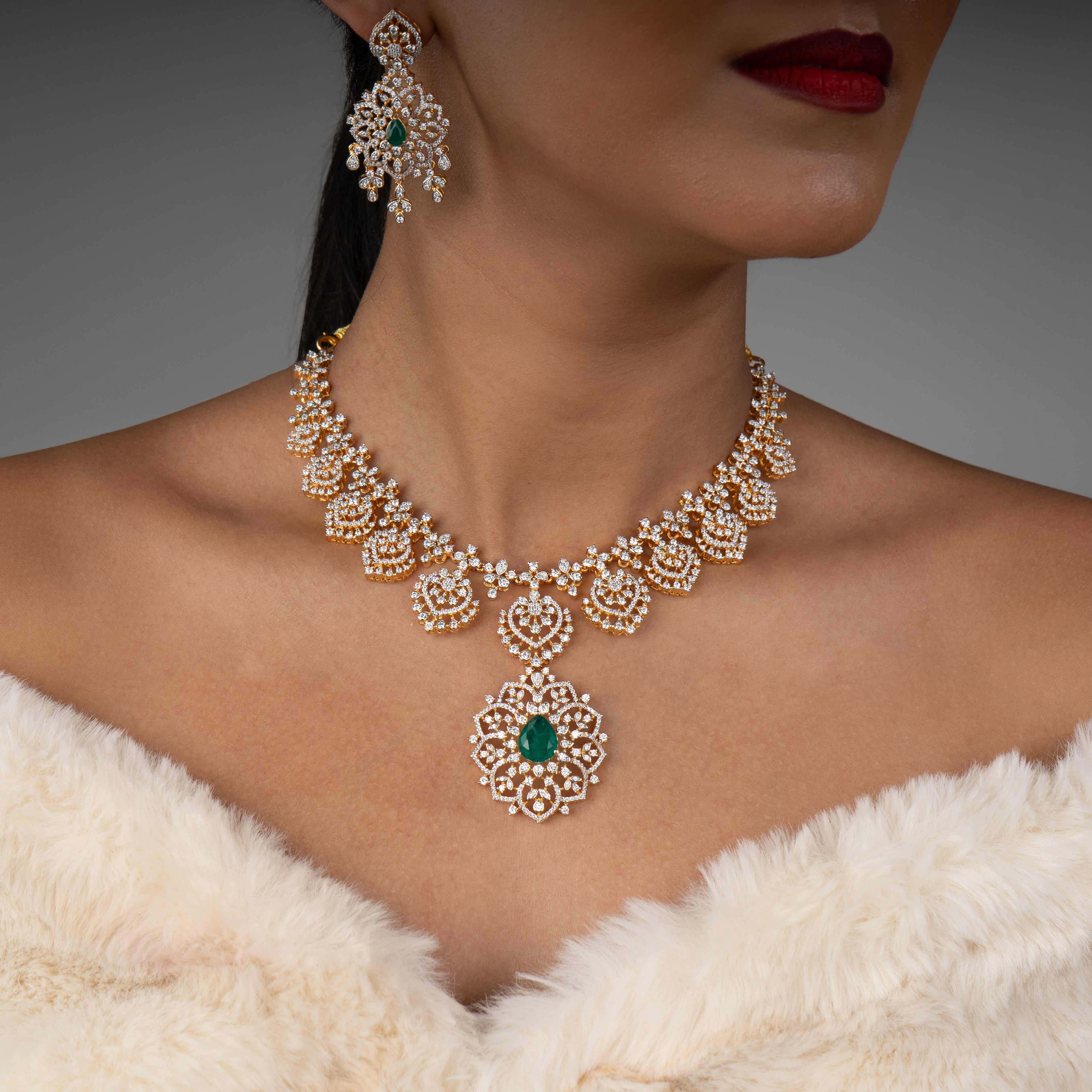 The Mirari Necklace Set - Saroki jewels