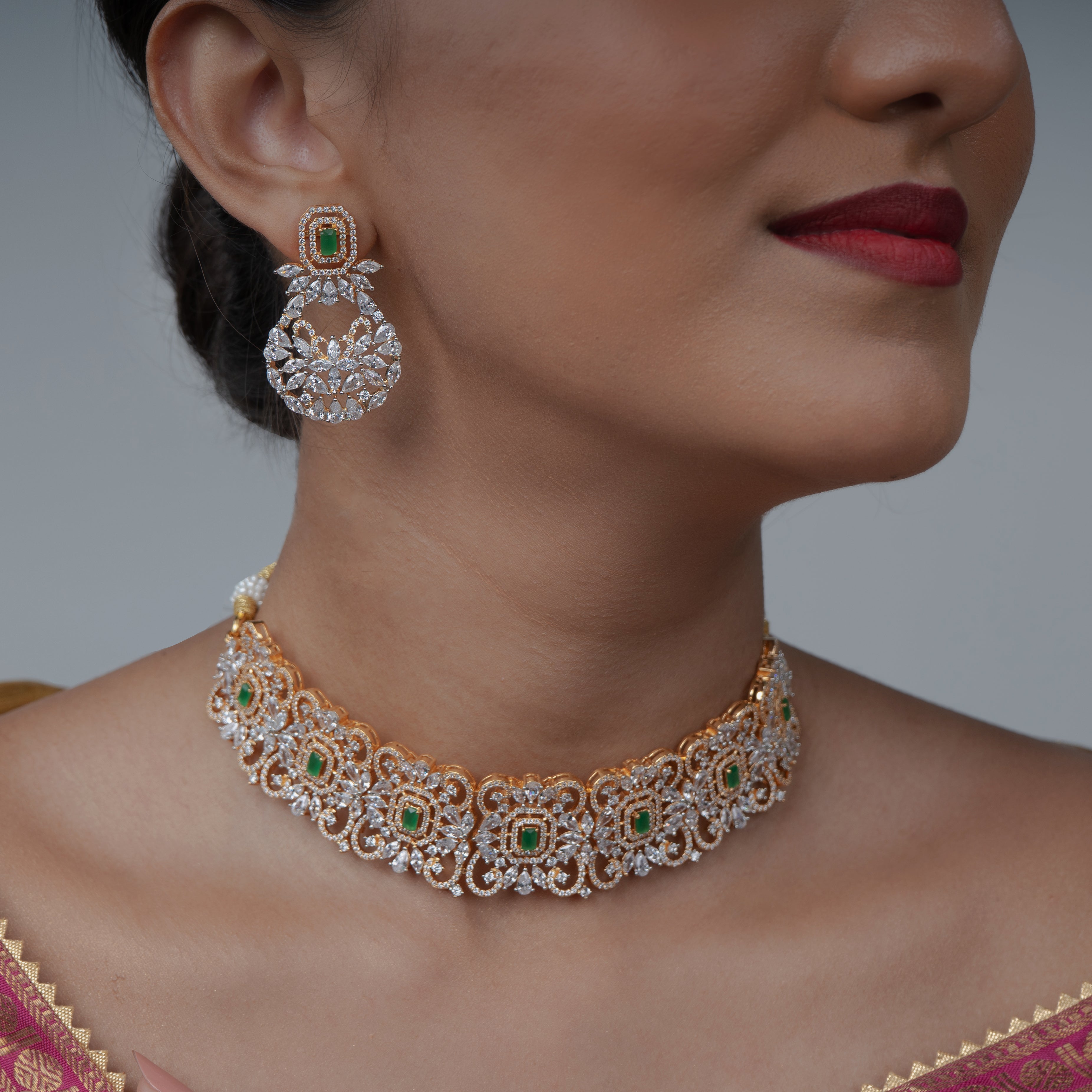 Kanchali Choker Set - Saroki jewels