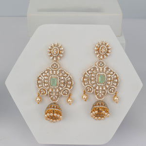 Sitara Jhalar Earrings - Saroki jewels
