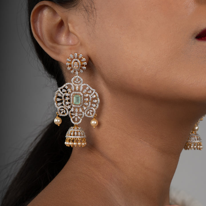 Sitara Jhalar Earrings - Saroki jewels