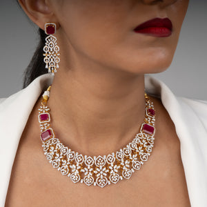 Ruhira necklace set - Saroki jewels