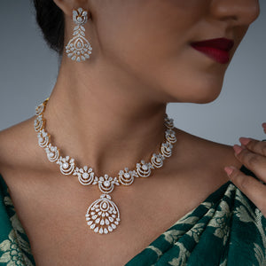 The Avira Necklace Set - Saroki jewels