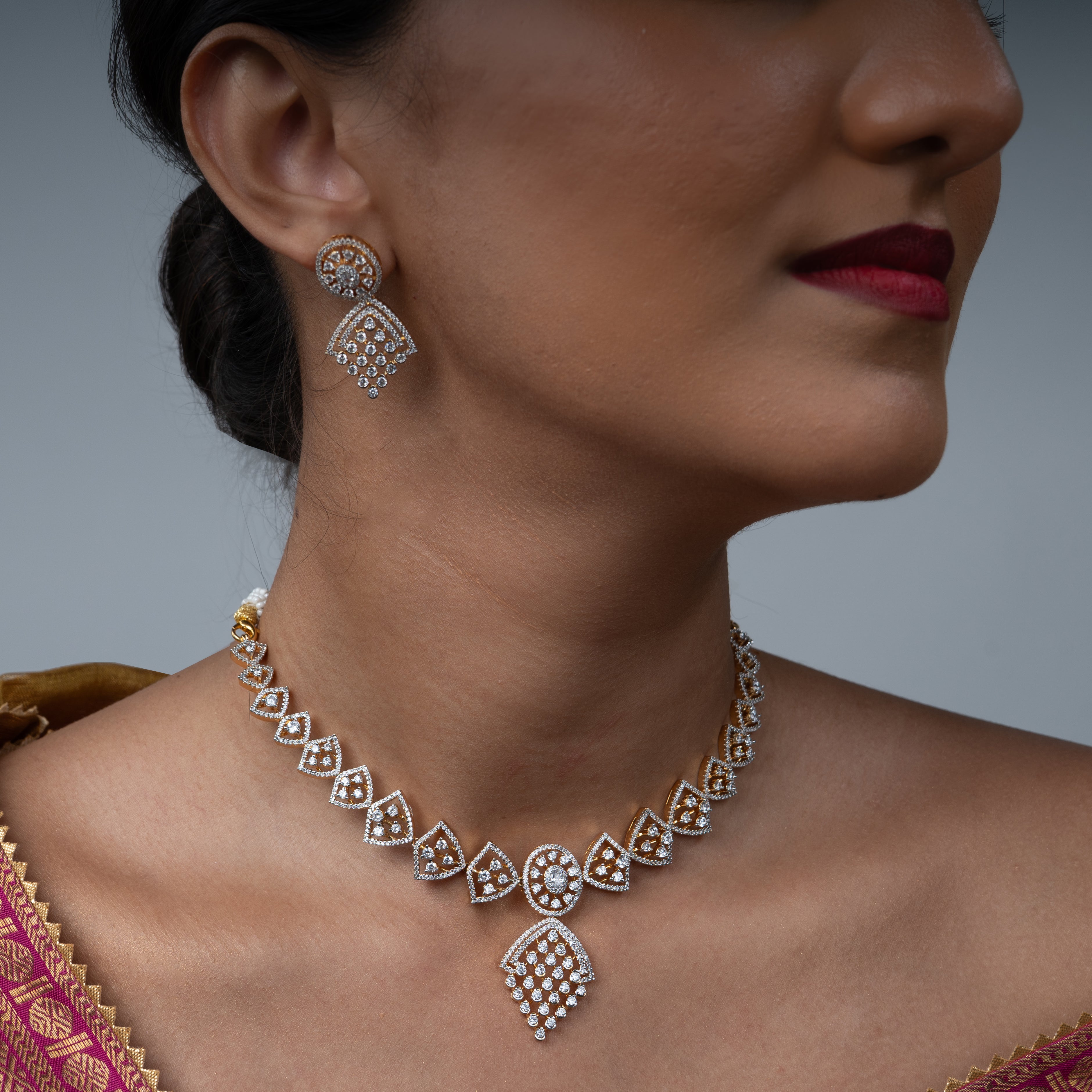 Myraani necklace set - Saroki jewels