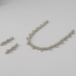 Starlight Cascade Necklace Set - Saroki jewels