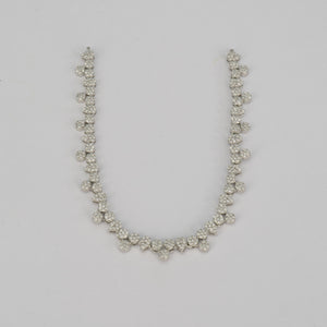 Starlight Cascade Necklace Set - Saroki jewels