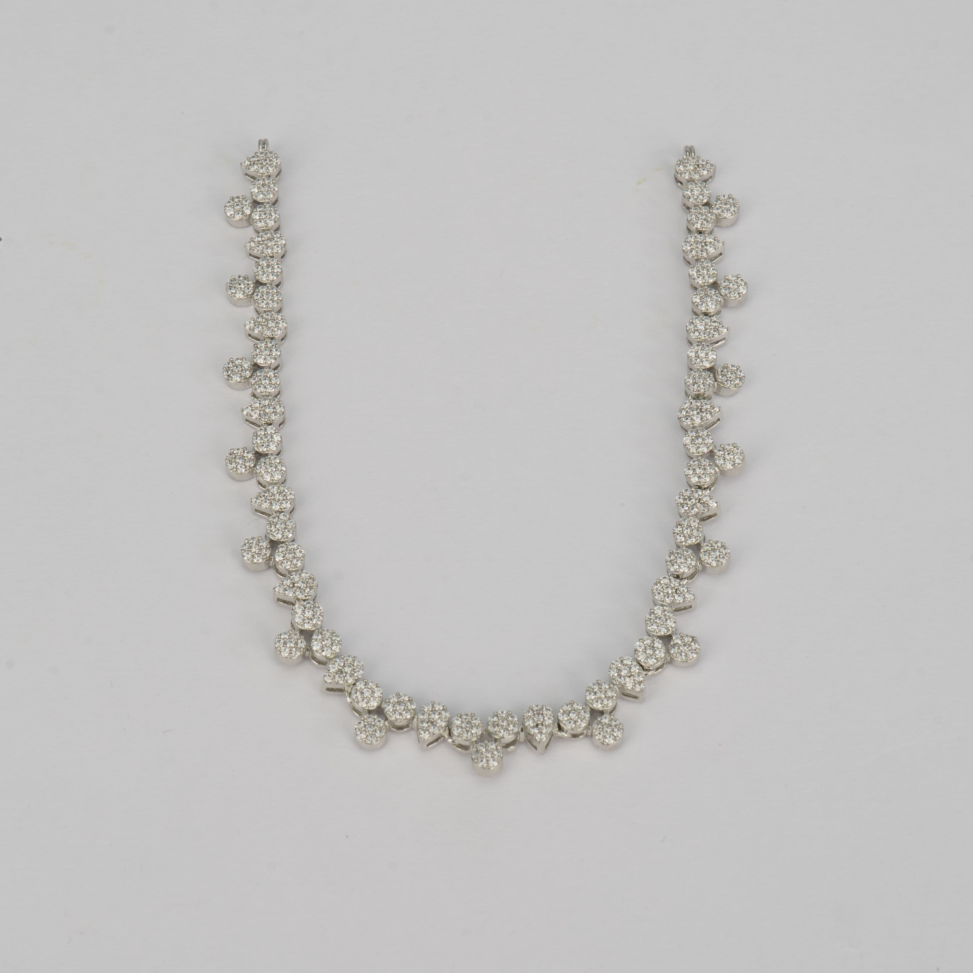 Starlight Cascade Necklace Set - Saroki jewels