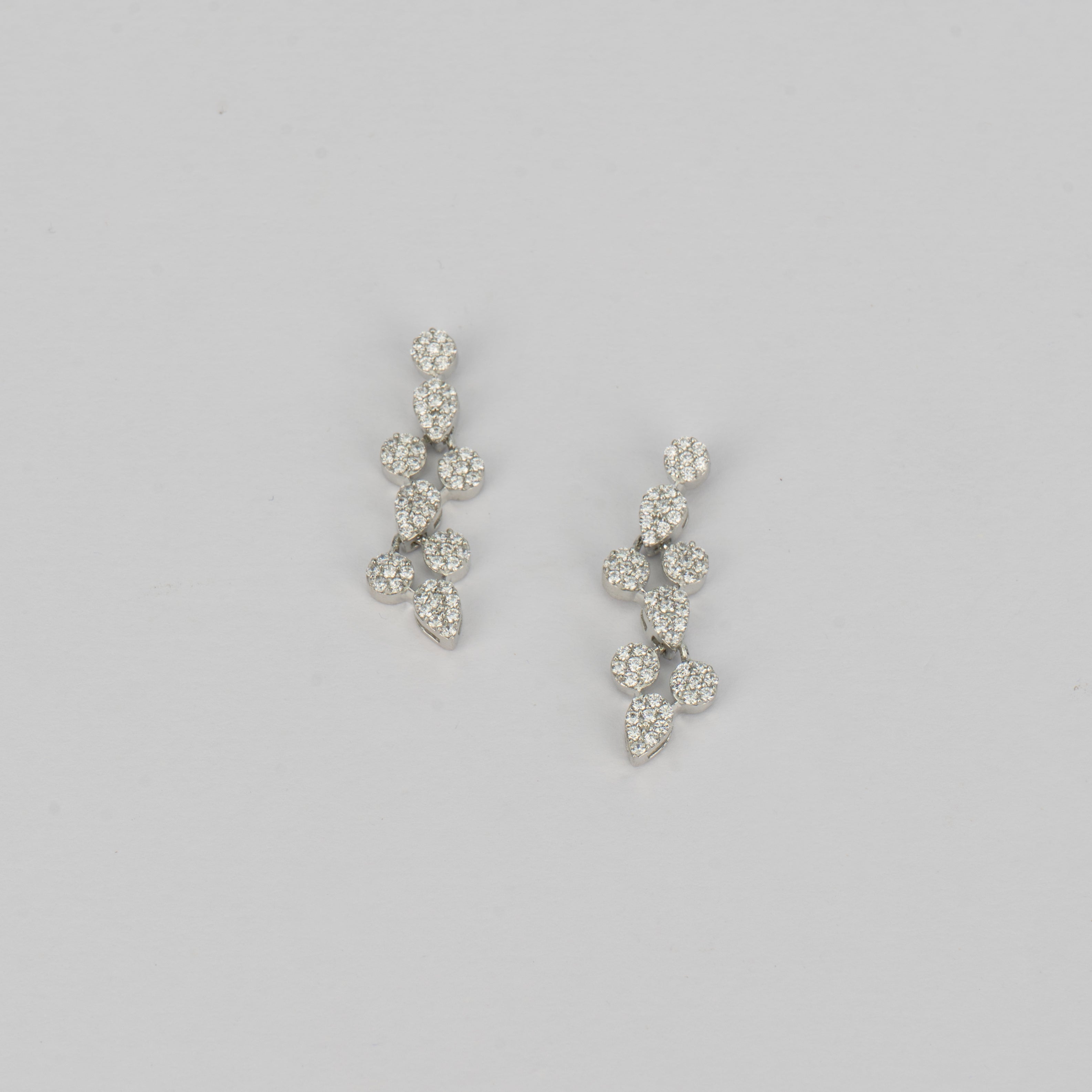 Starlight Cascade Necklace Set - Saroki jewels