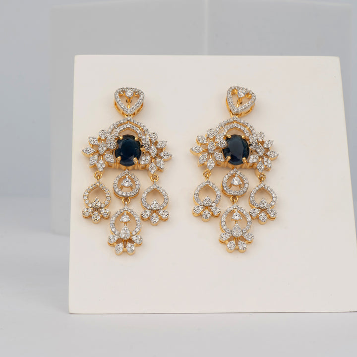 Serenya Blue Earrings - Saroki jewels