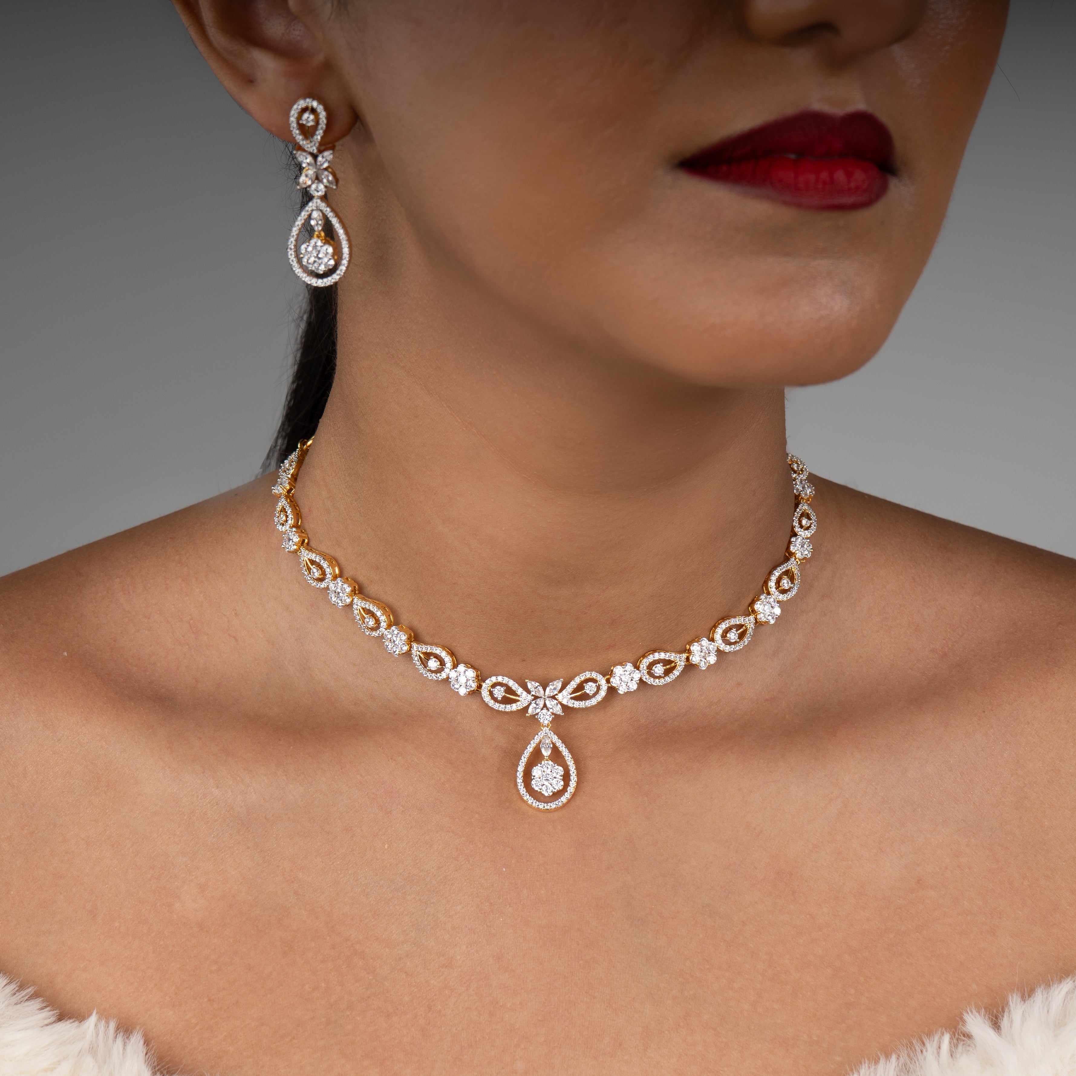 Serena Necklace Set - Saroki jewels