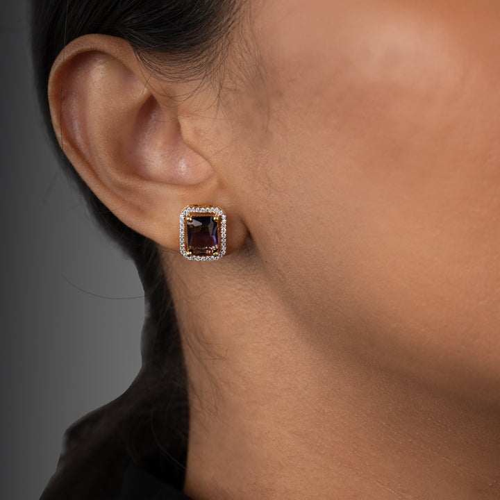 Reya Vine Studs - Saroki jewels