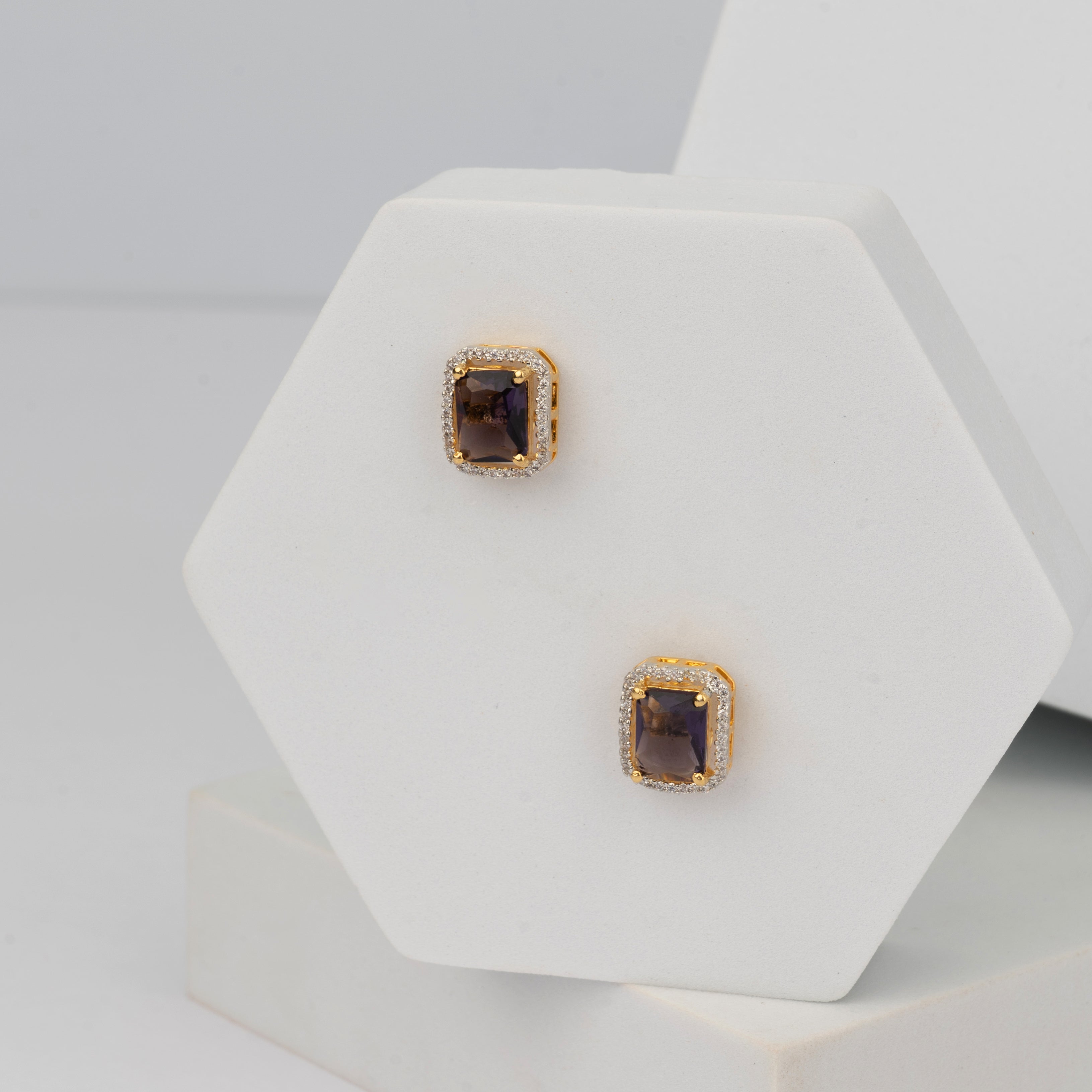 Reya Vine Studs - Saroki jewels