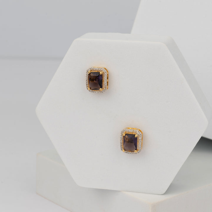 Reya Vine Studs - Saroki jewels