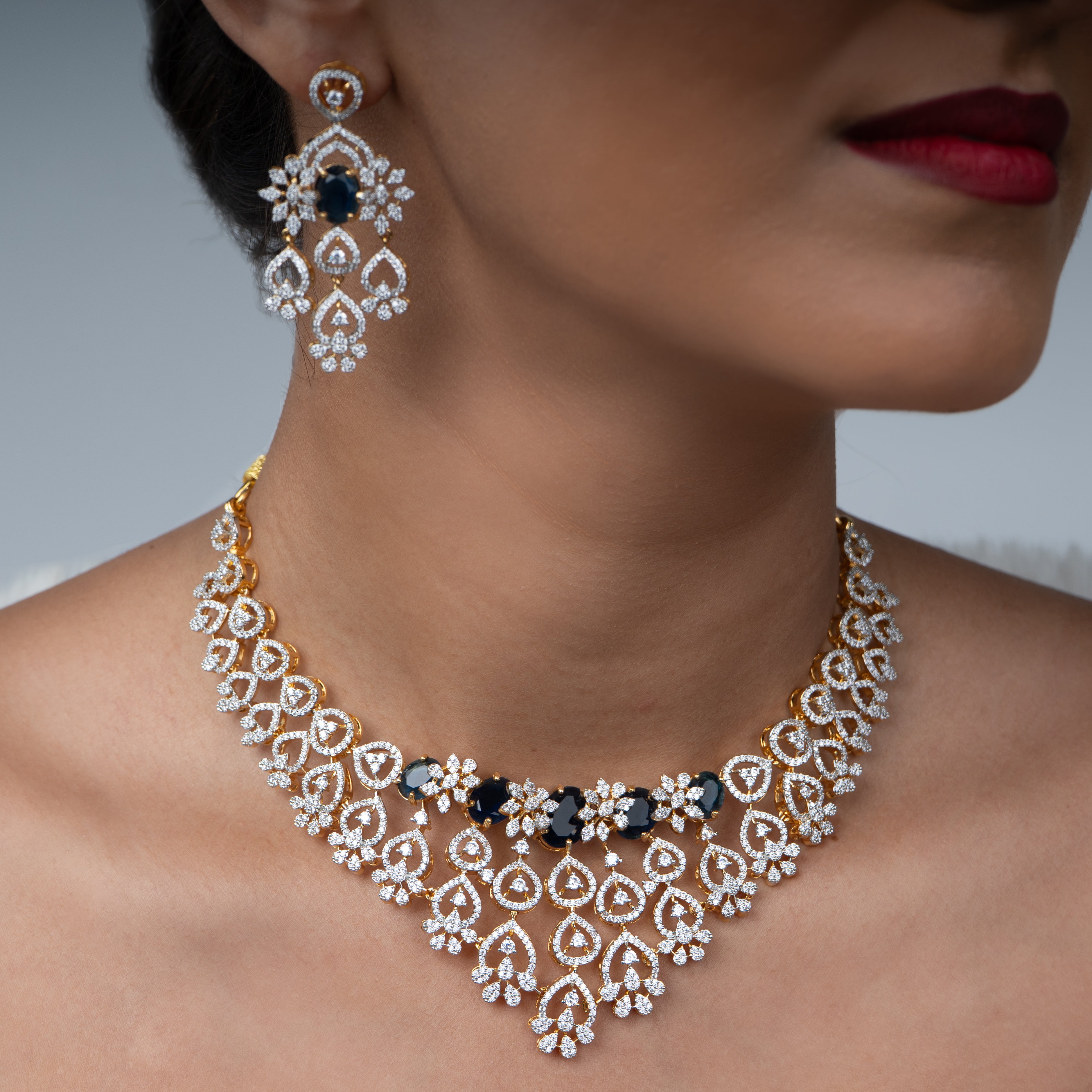 Siyana Necklace Set - Saroki jewels