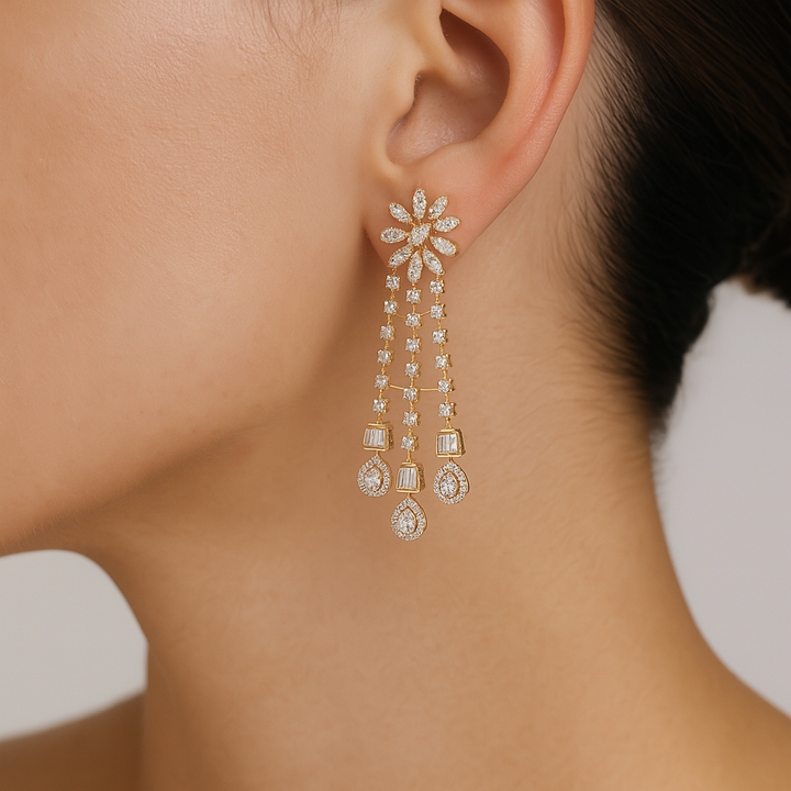 Zyana Earrings - Saroki jewels
