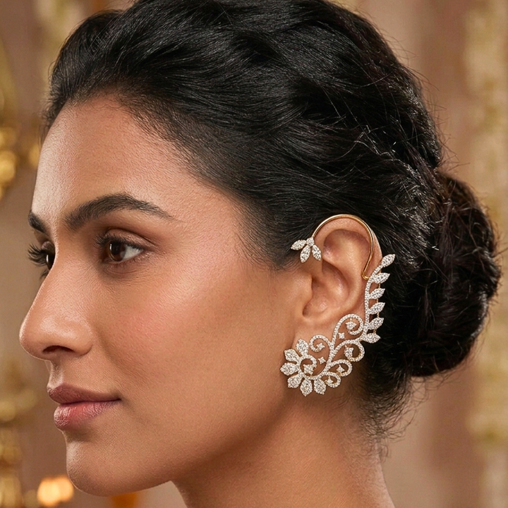 Fiora Ear Cuff - Saroki jewels