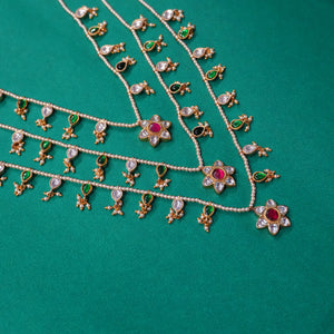 Kundan Mohini Layered Haar - Saroki jewels