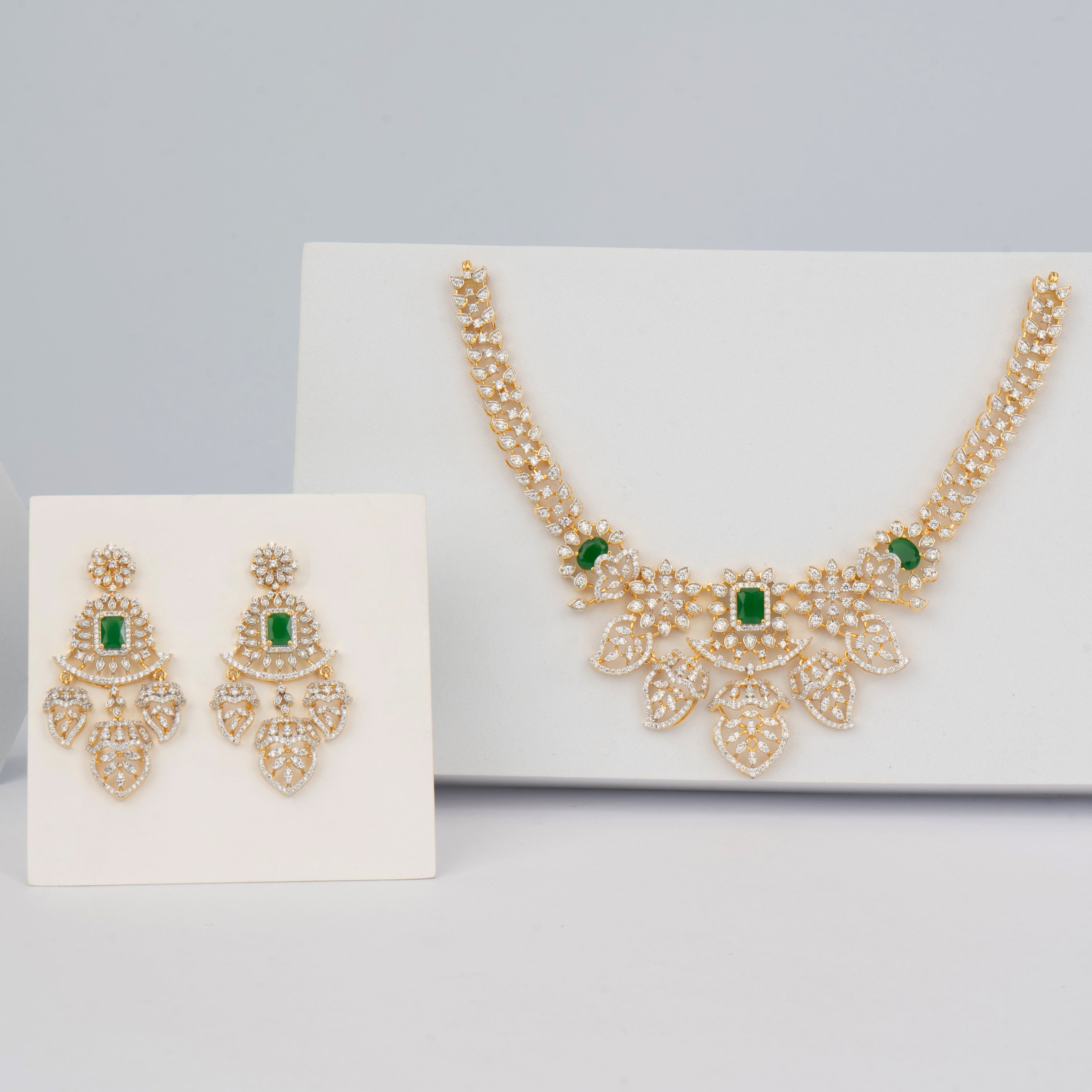 Tanirika necklace set - Saroki jewels