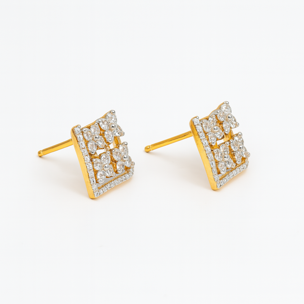 Prism studs - Saroki jewels