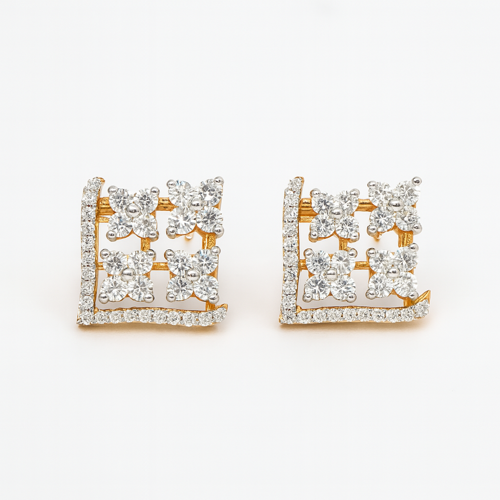 Prism studs - Saroki jewels