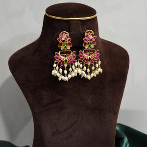 Kundan Phool Jhumka - Saroki jewels