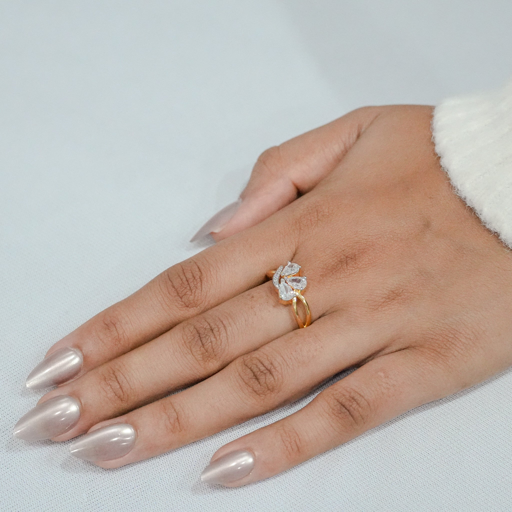 Amara Leaf Ring - Saroki jewels