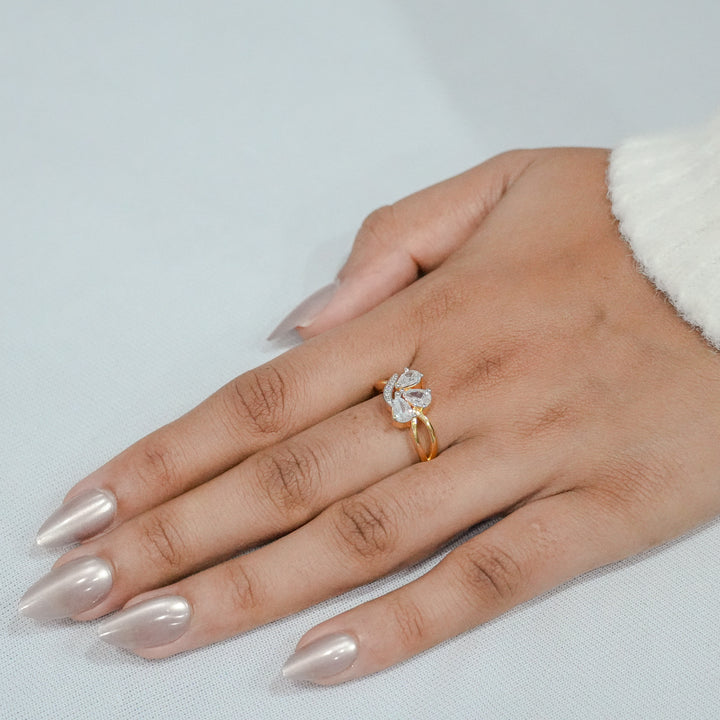Amara Leaf Ring - Saroki jewels