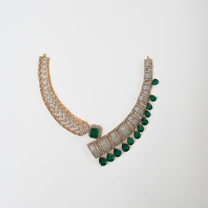 Azura Noir Necklace Set - Saroki jewels