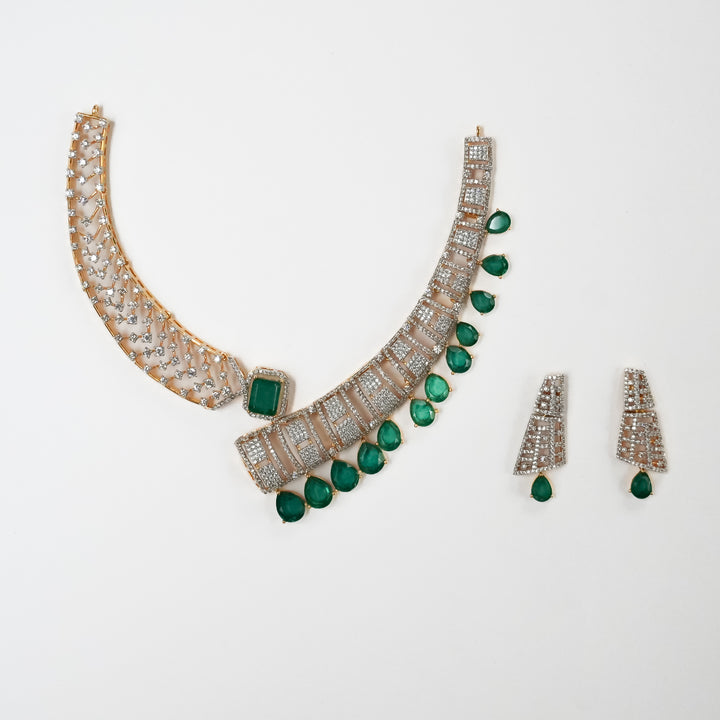 Azura Noir Necklace Set - Saroki jewels